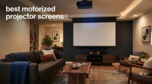 best motorized projector screens