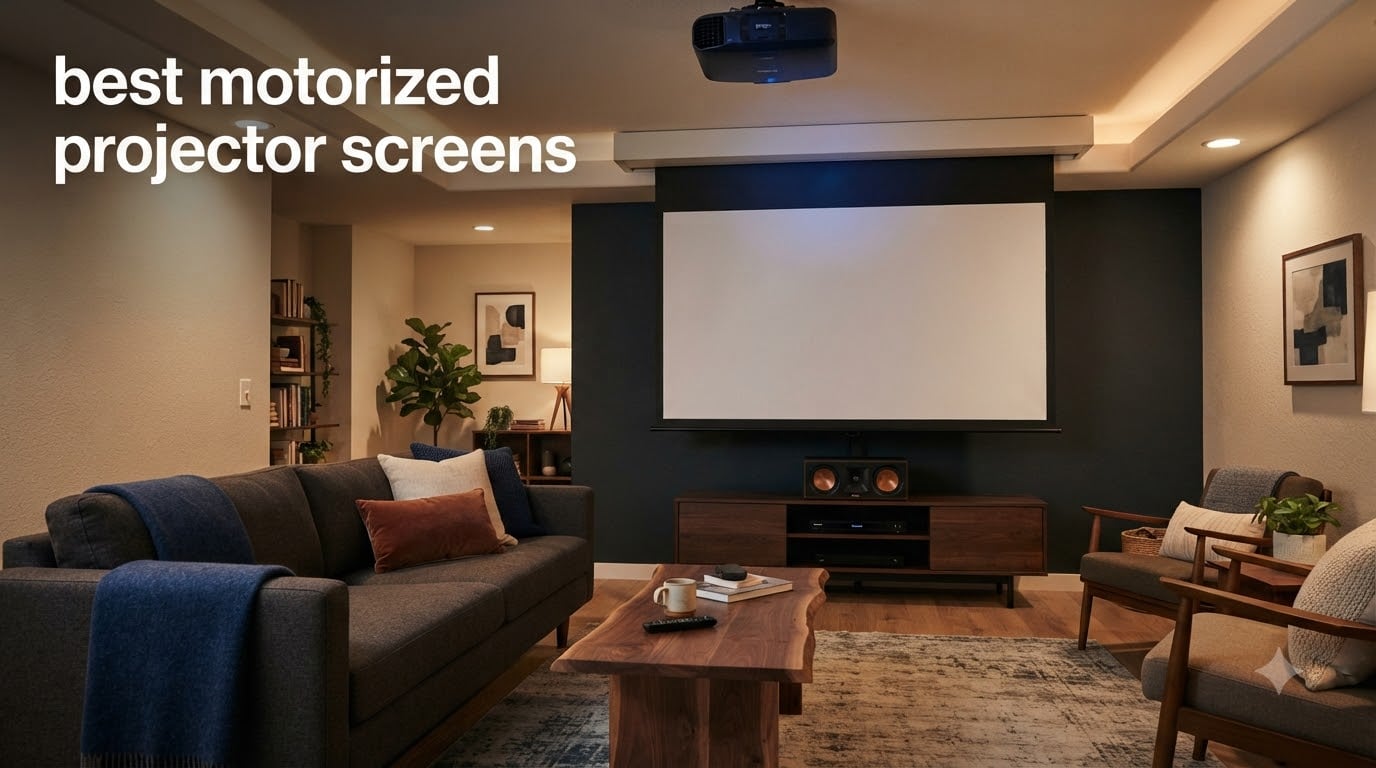 best motorized projector screens