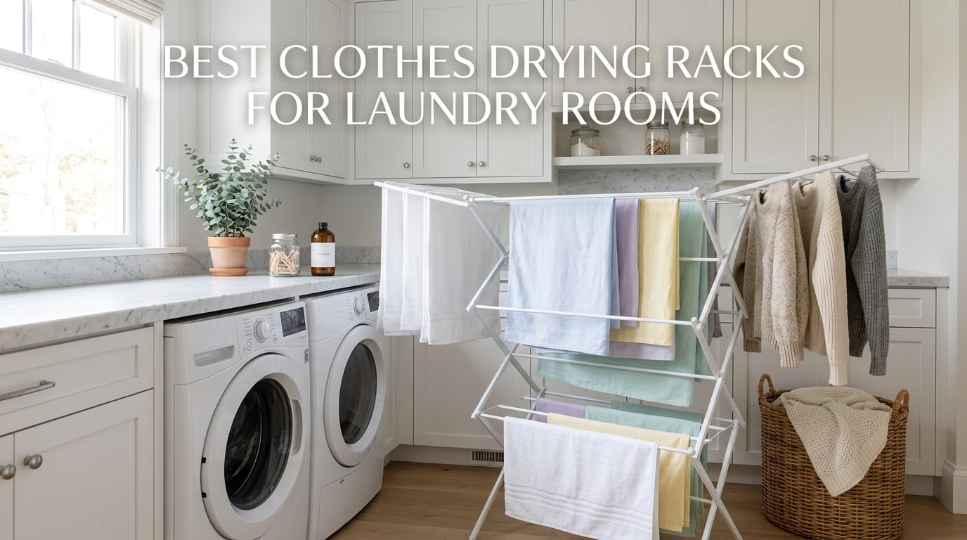 best clothes drying racks for laundry rooms
