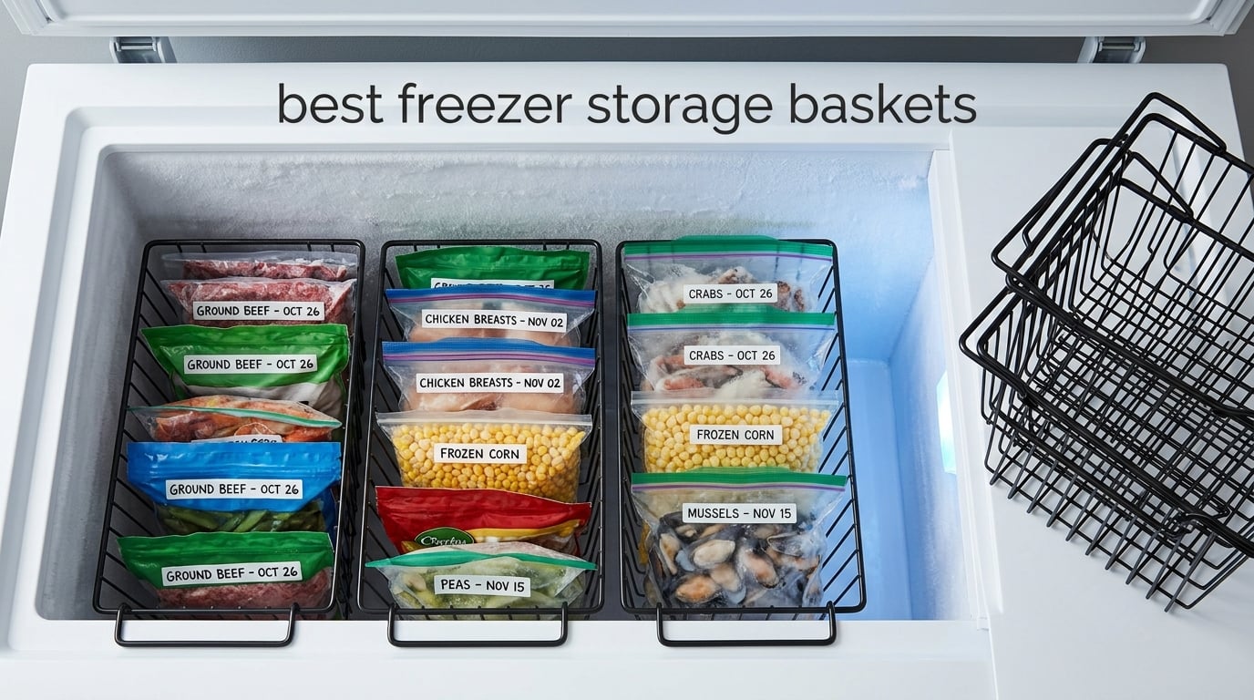 best freezer storage baskets