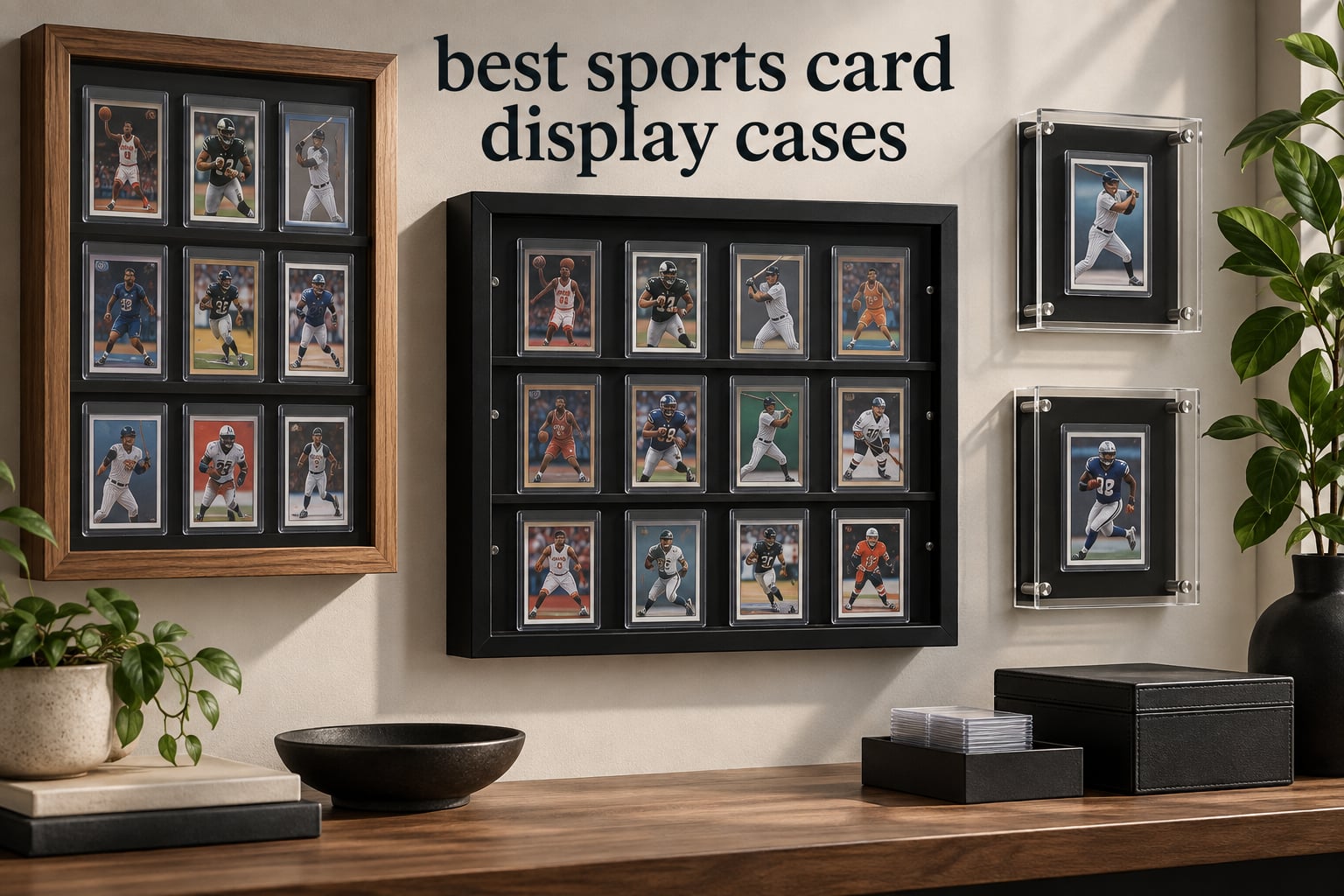 best sports card display cases
