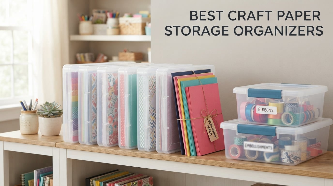 best craft paper storage organizers