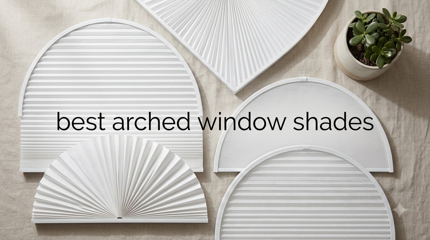 best arched window shades