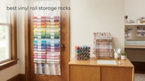 best vinyl roll storage racks