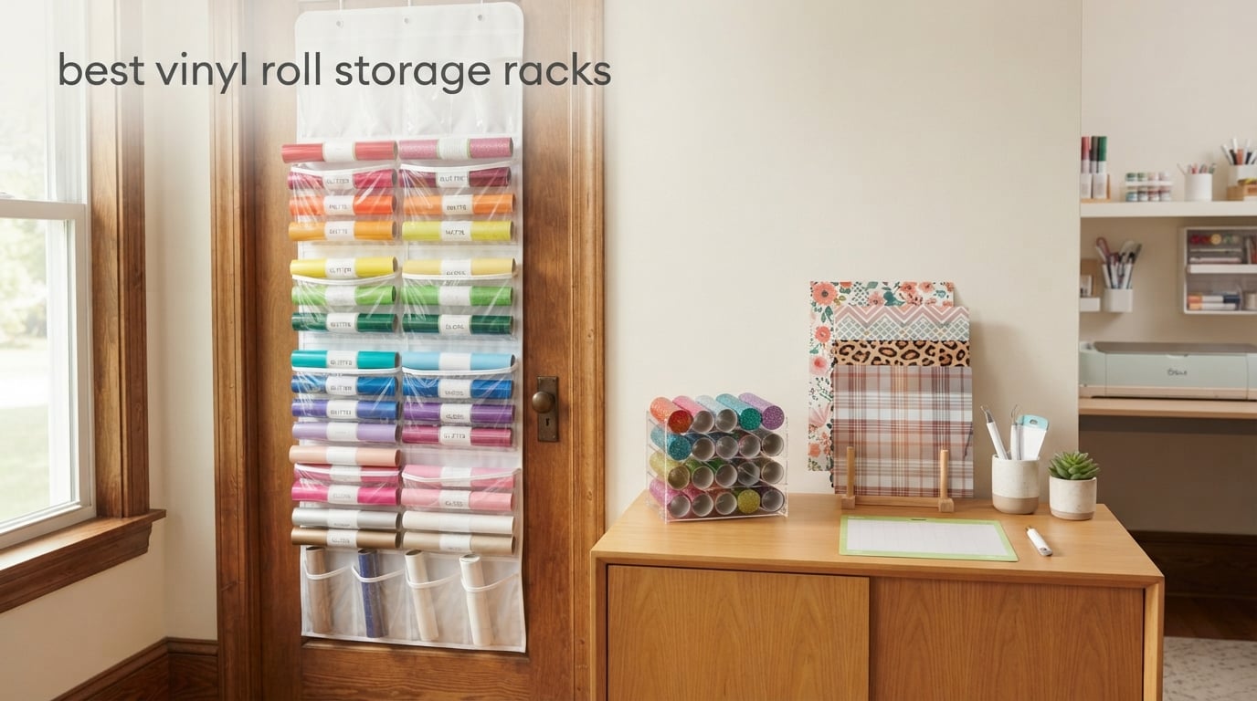 best vinyl roll storage racks