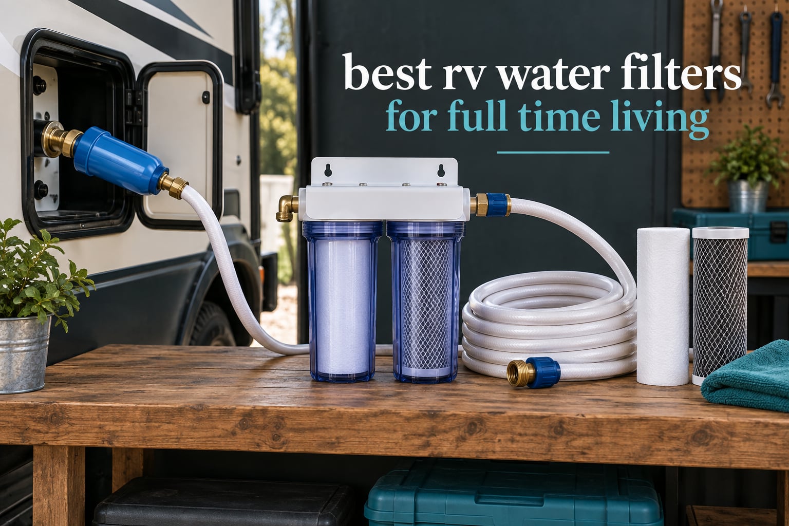 best rv water filters for full time living