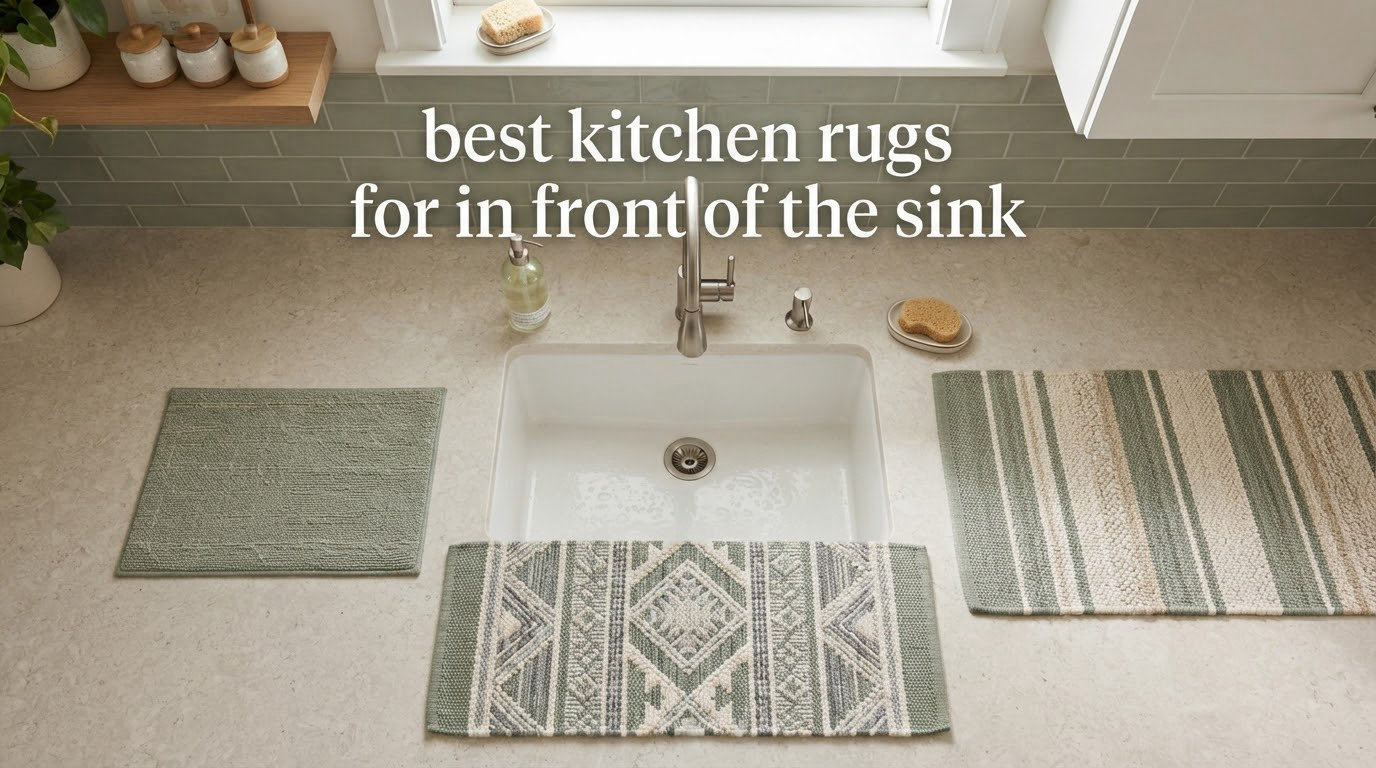 best kitchen rugs for in front of the sink