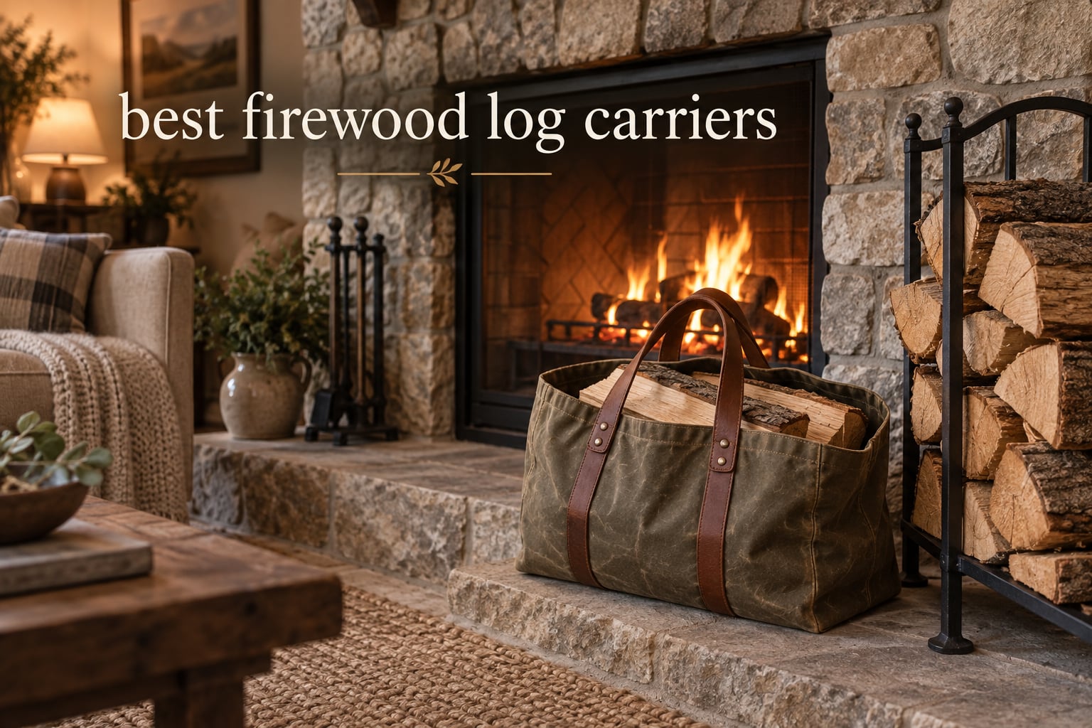 best firewood log carriers