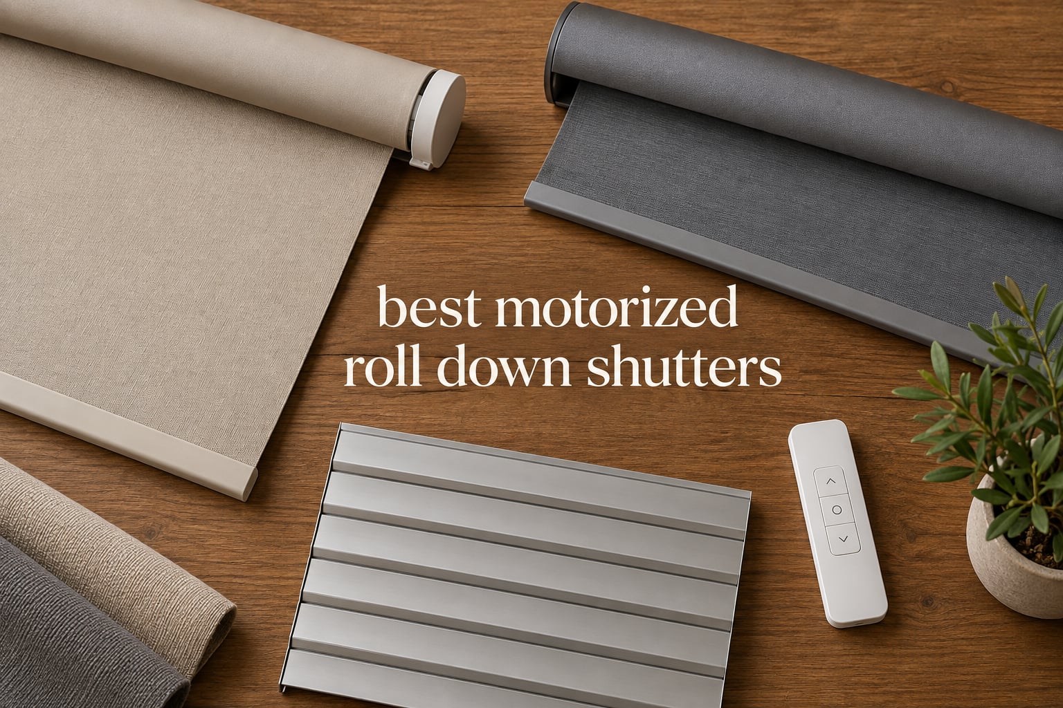 best motorized roll down shutters