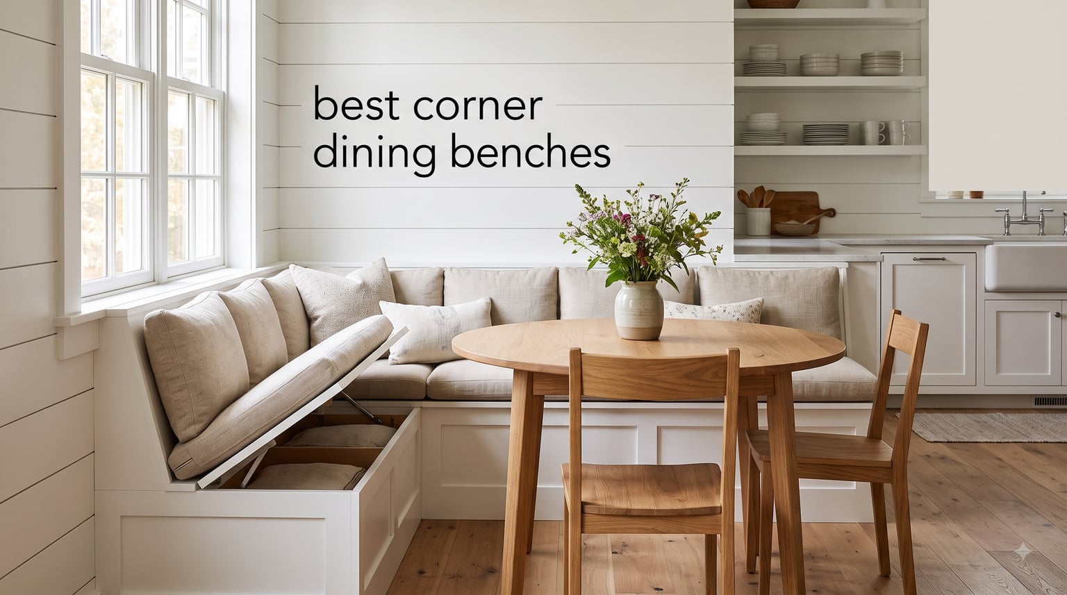 best corner dining benches