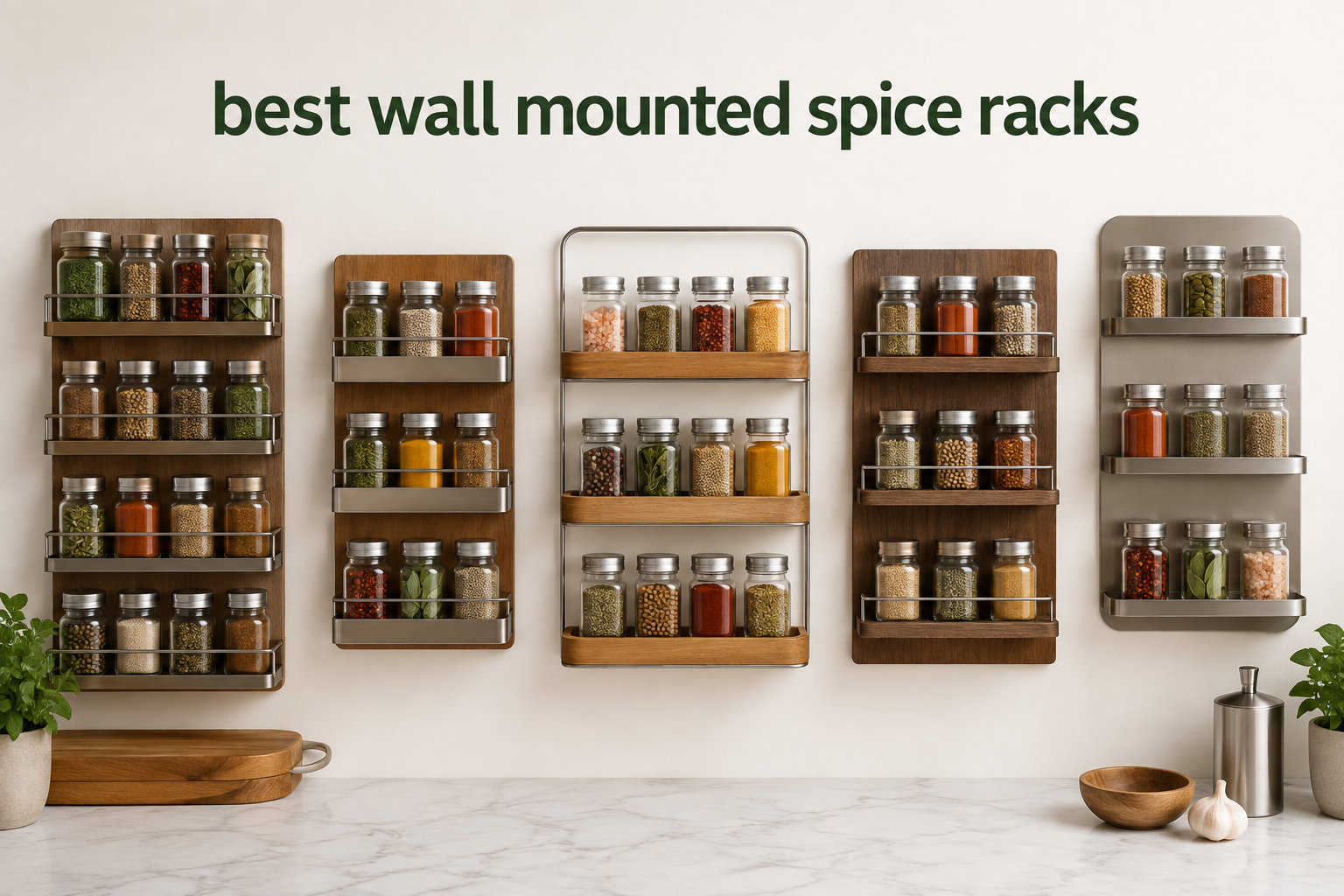 best wall mounted spice racks