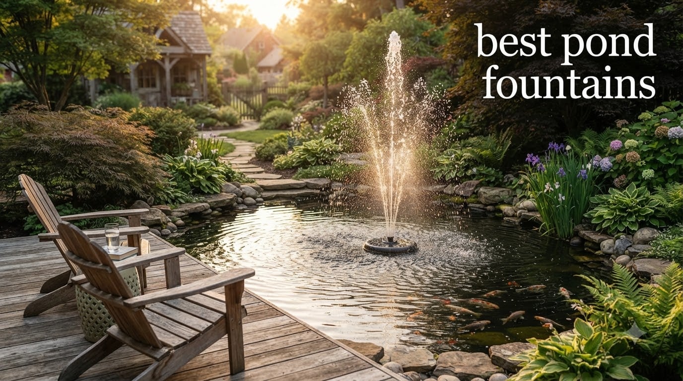 best pond fountains