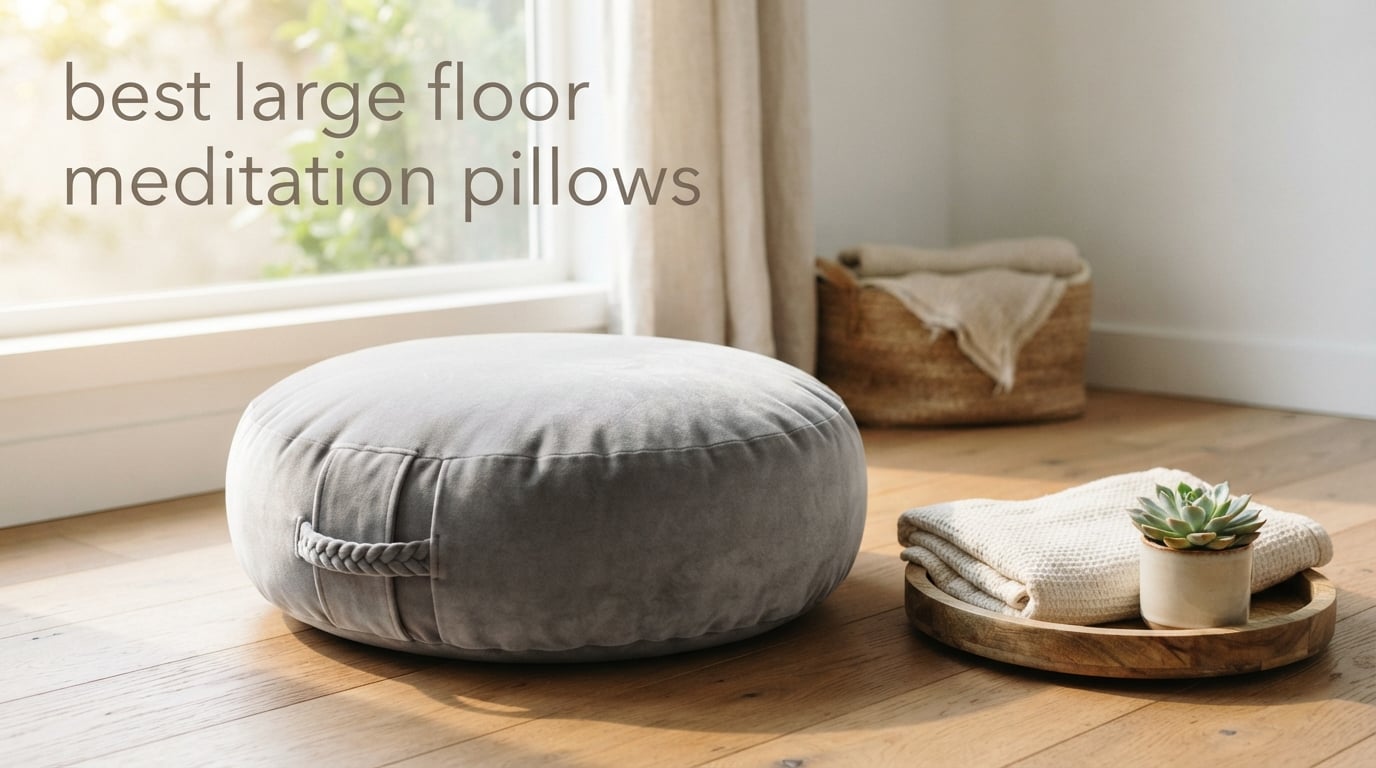 best large floor meditation pillows