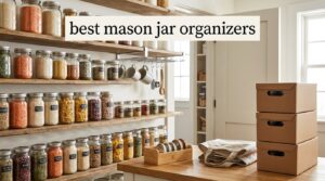 best mason jar organizers