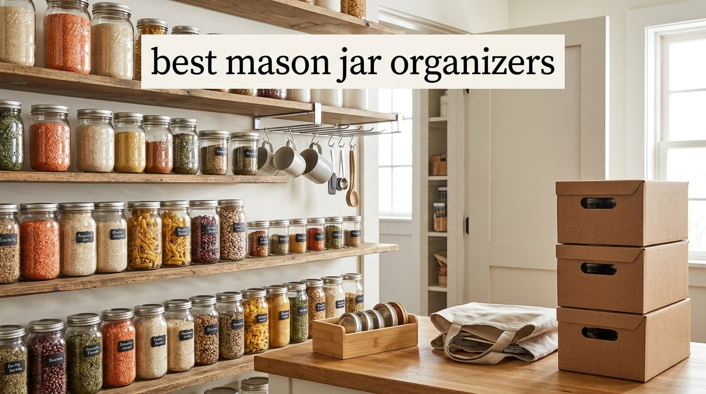 best mason jar organizers