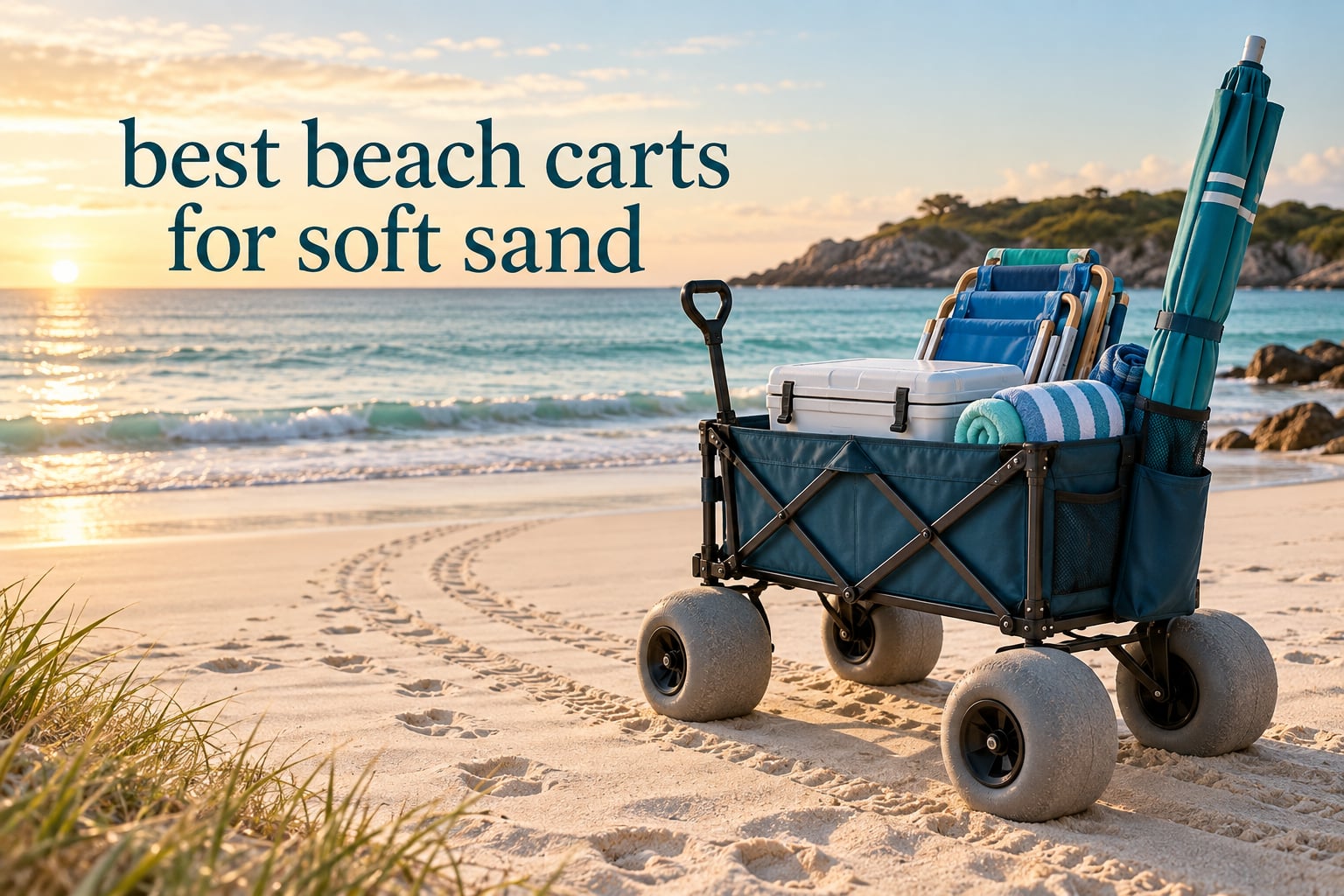 best beach carts for soft sand