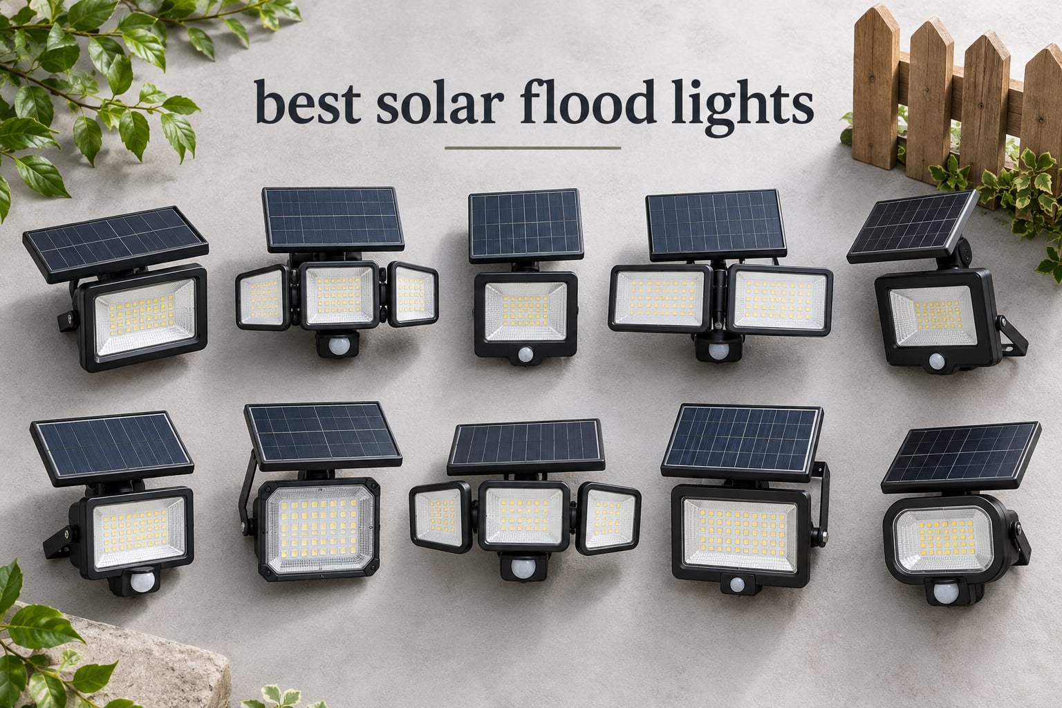 best solar flood lights