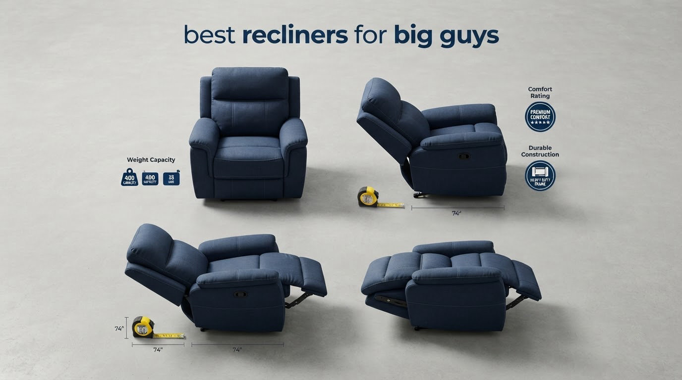 best recliners for big guys