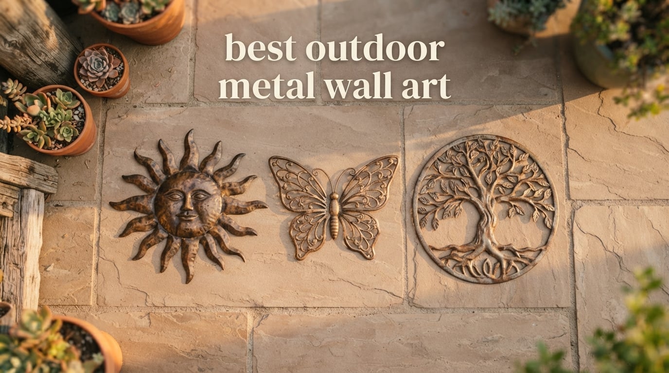 best outdoor metal wall art