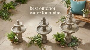 best outdoor water fountains