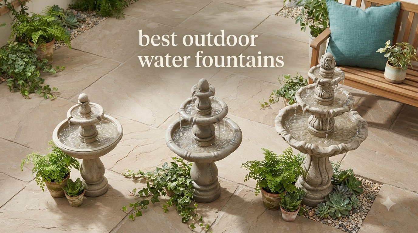 best outdoor water fountains