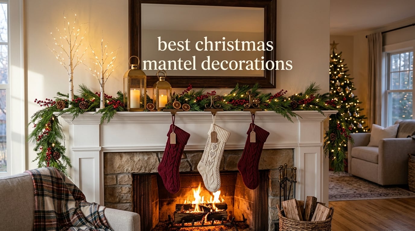 best christmas mantel decorations
