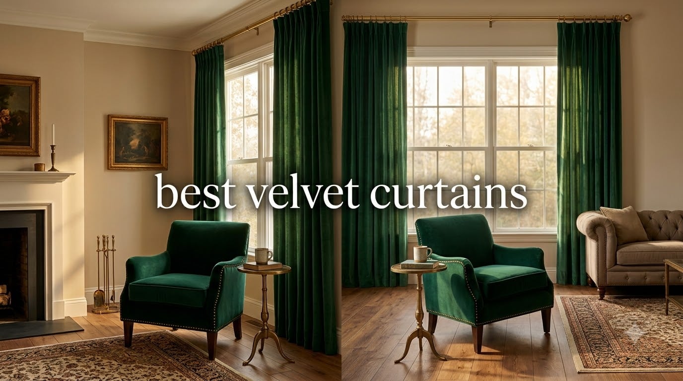 best velvet curtains
