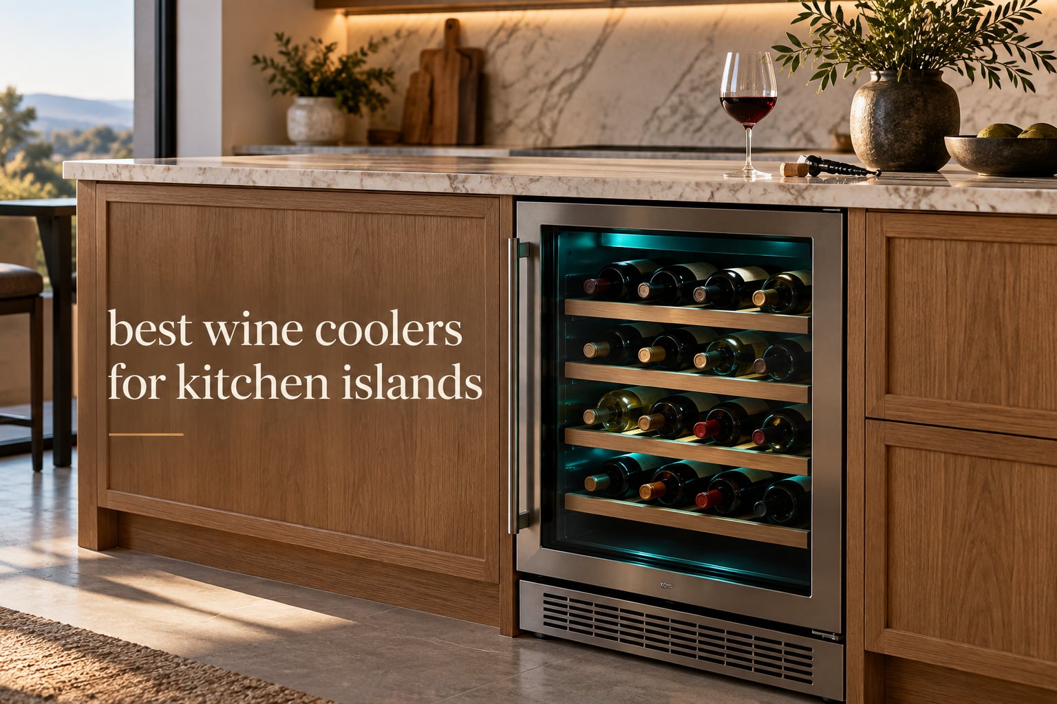 best wine coolers for kitchen islands