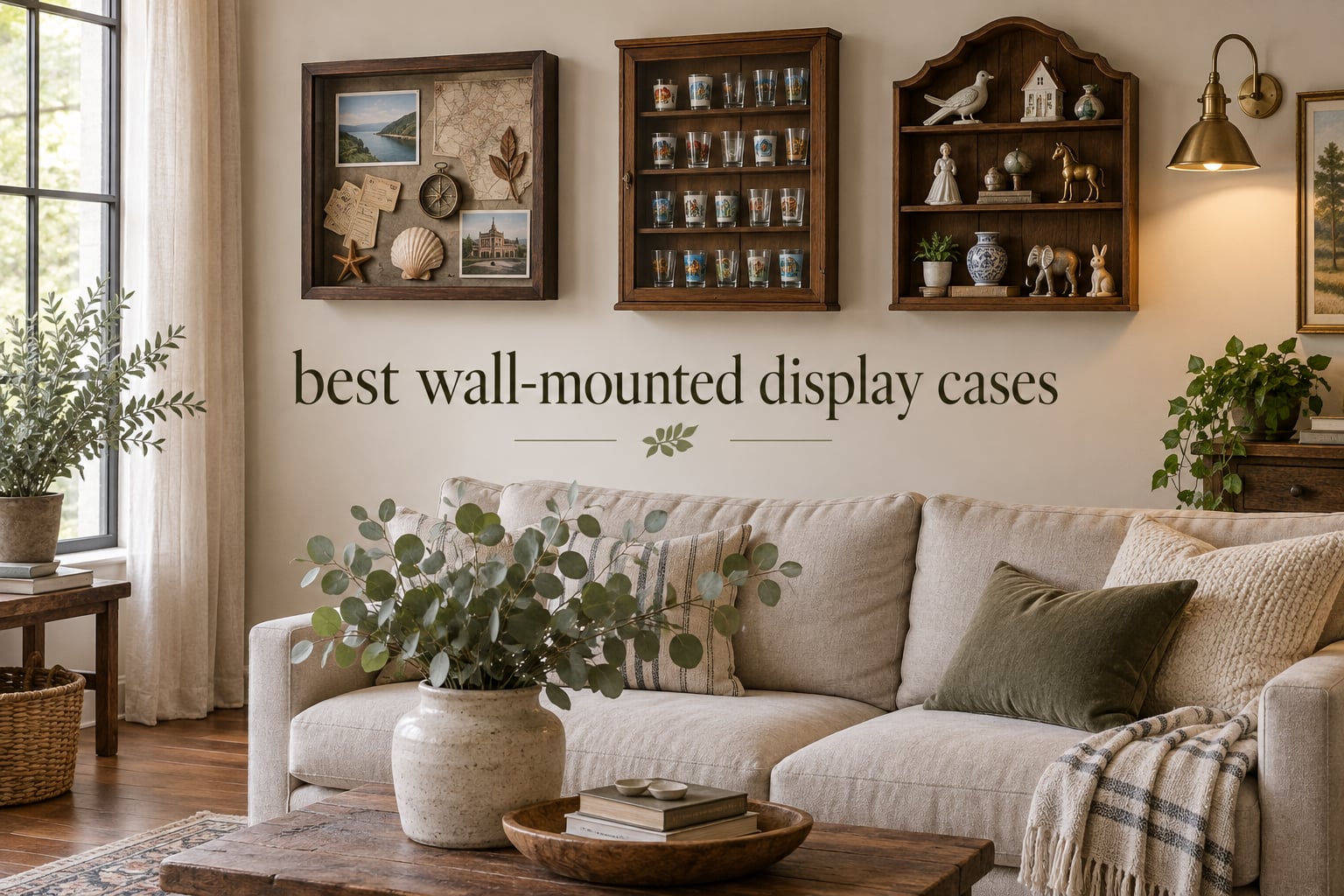 best wall-mounted display cases