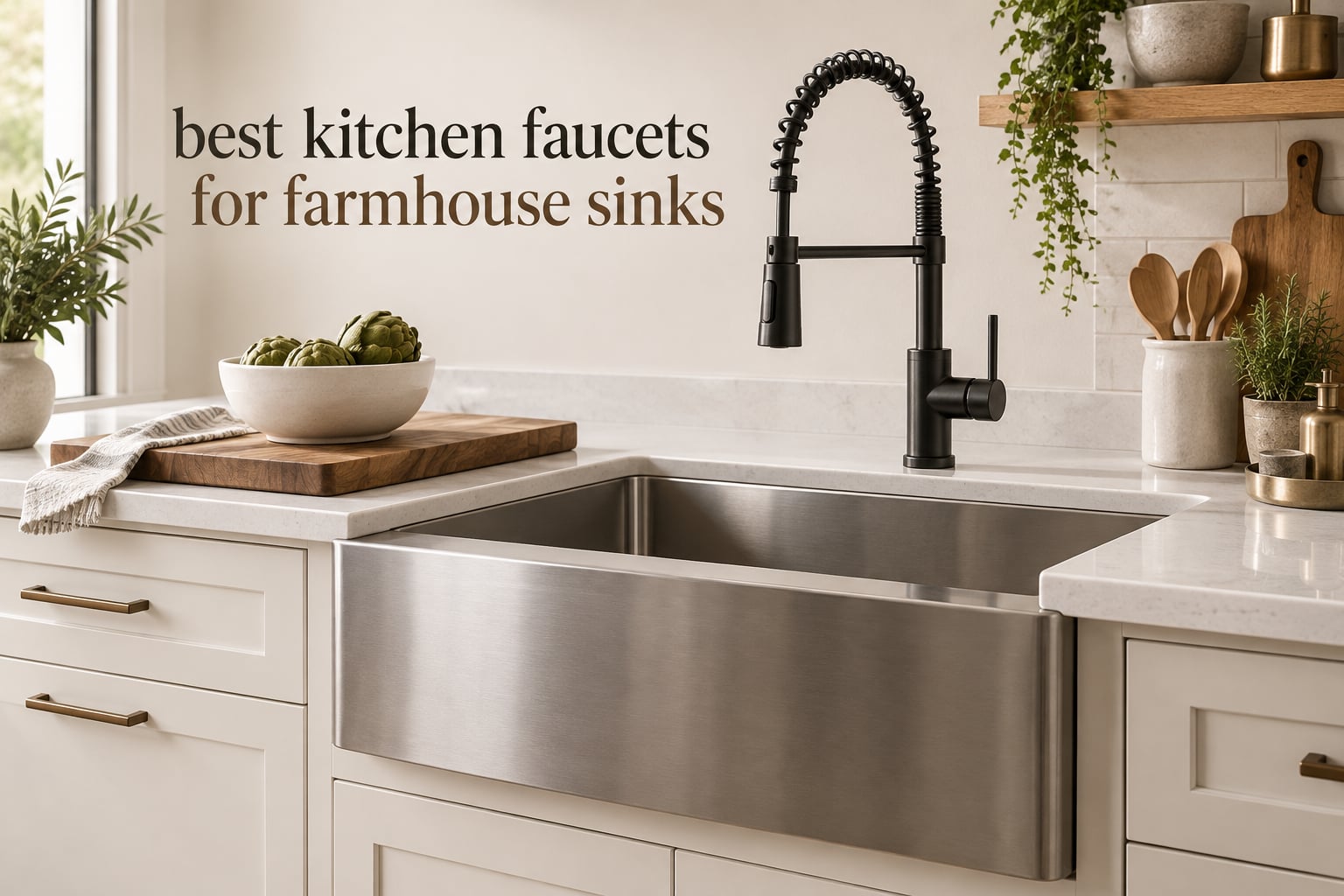 best kitchen faucets for farmhouse sinks