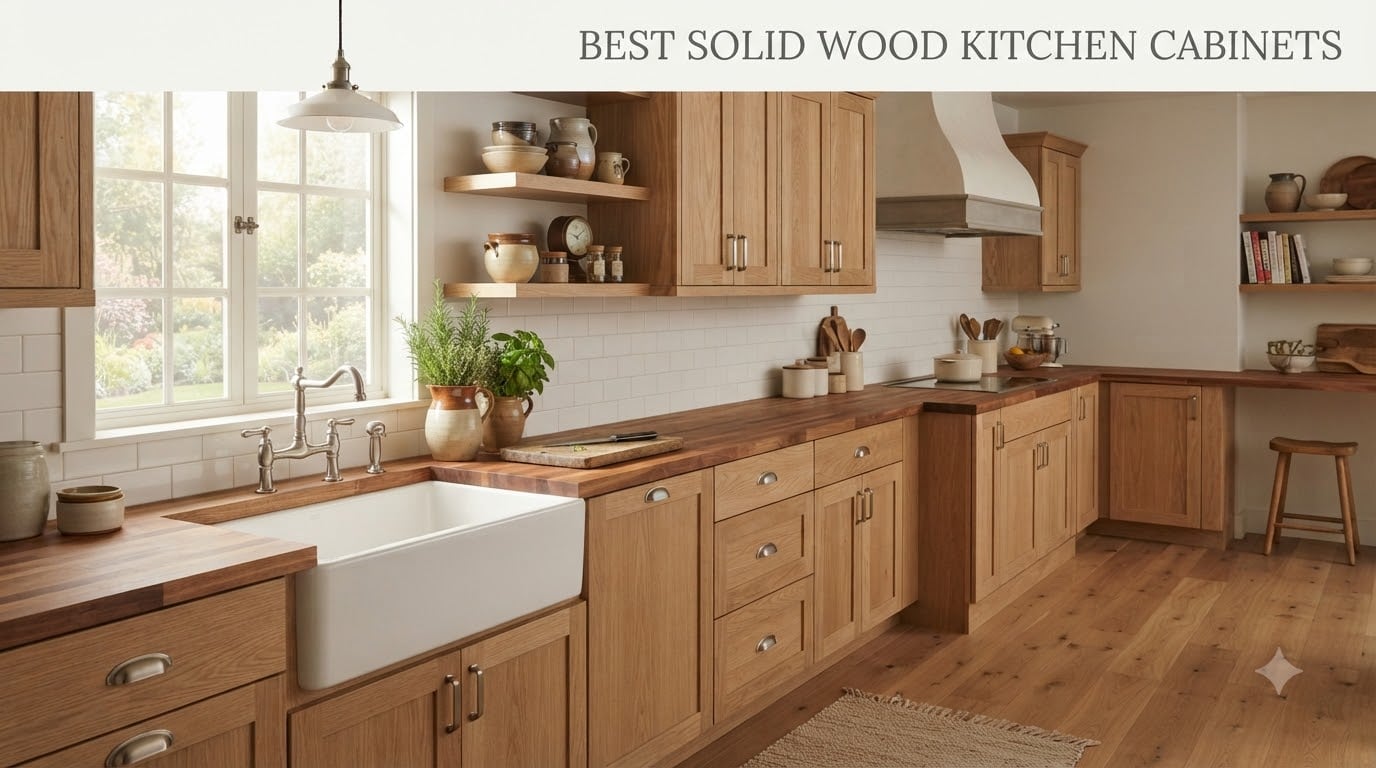 best solid wood kitchen cabinets