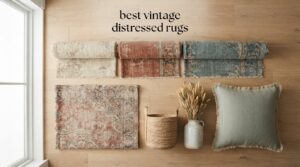 best vintage distressed rugs