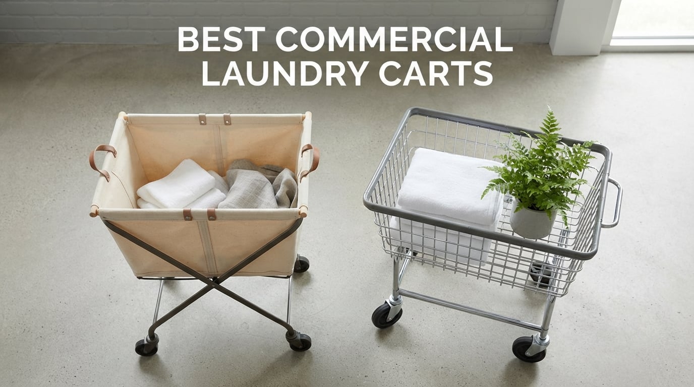 best commercial laundry carts