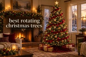 best rotating christmas trees