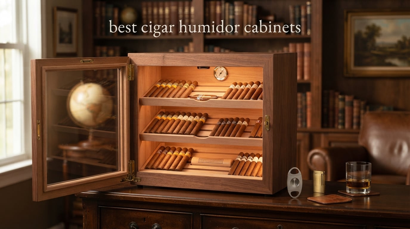 best cigar humidor cabinets
