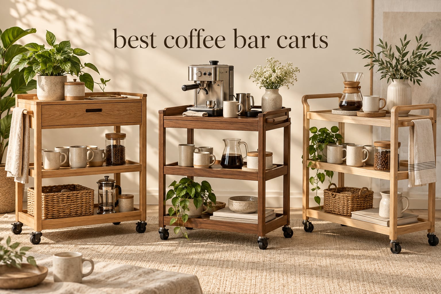 best coffee bar carts