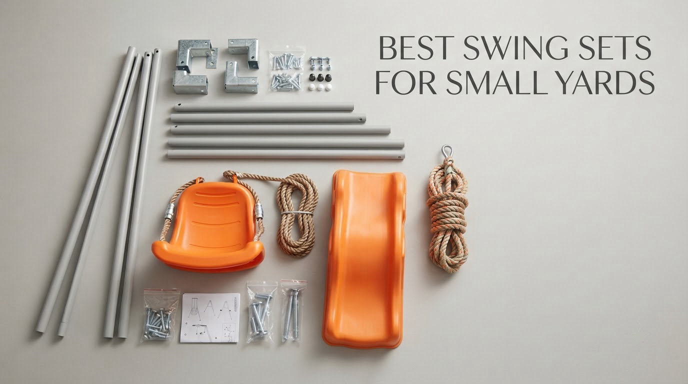 best swing sets for small yards