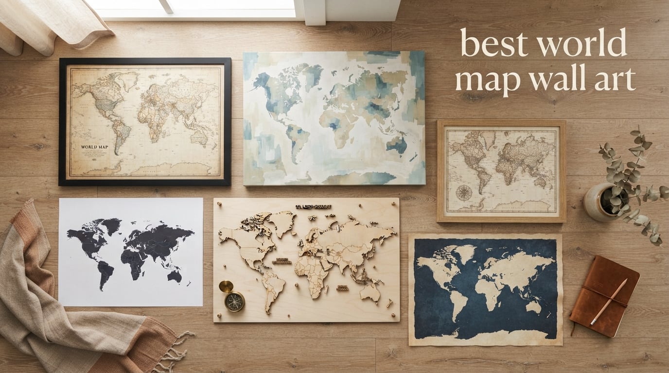 best world map wall art