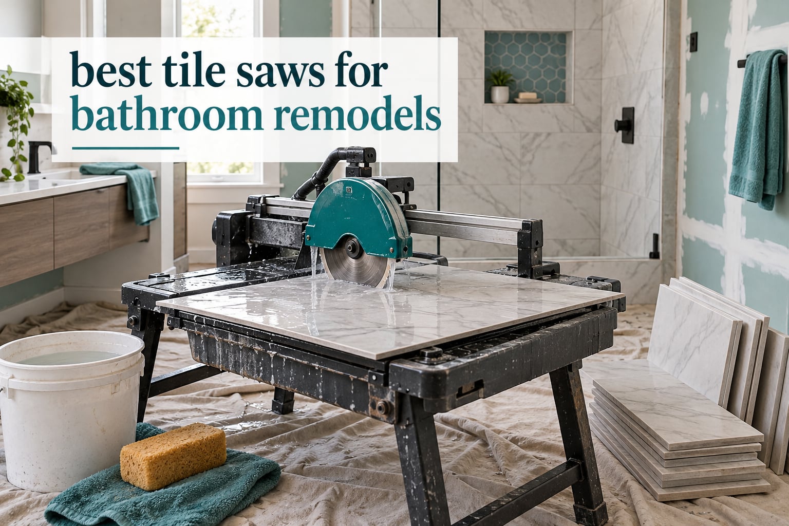 best tile saws for bathroom remodels