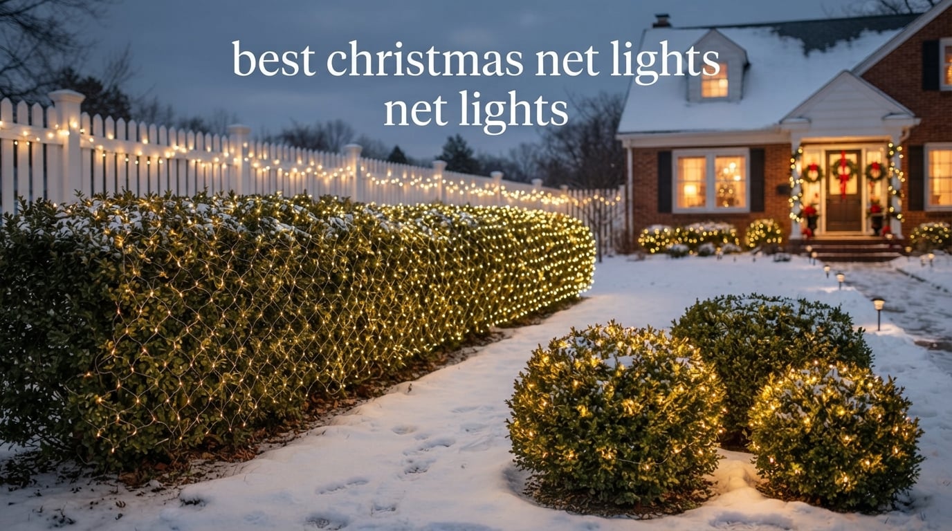 best christmas net lights