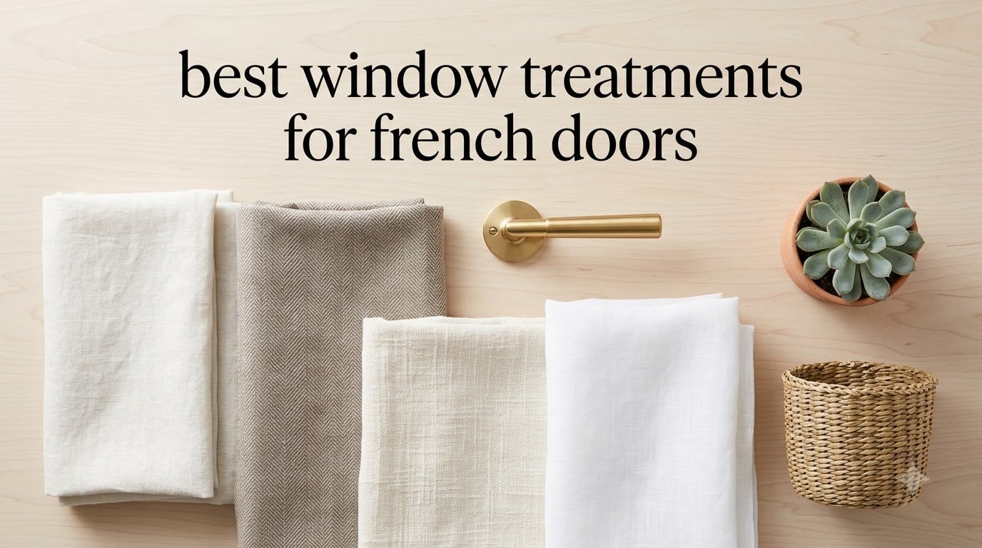 best window treatments for french doors