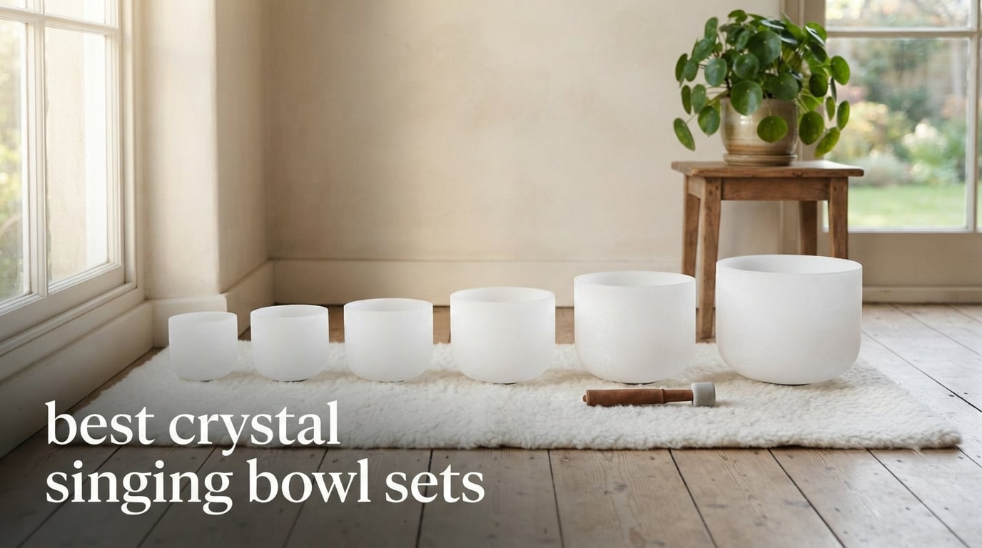 best crystal singing bowl sets