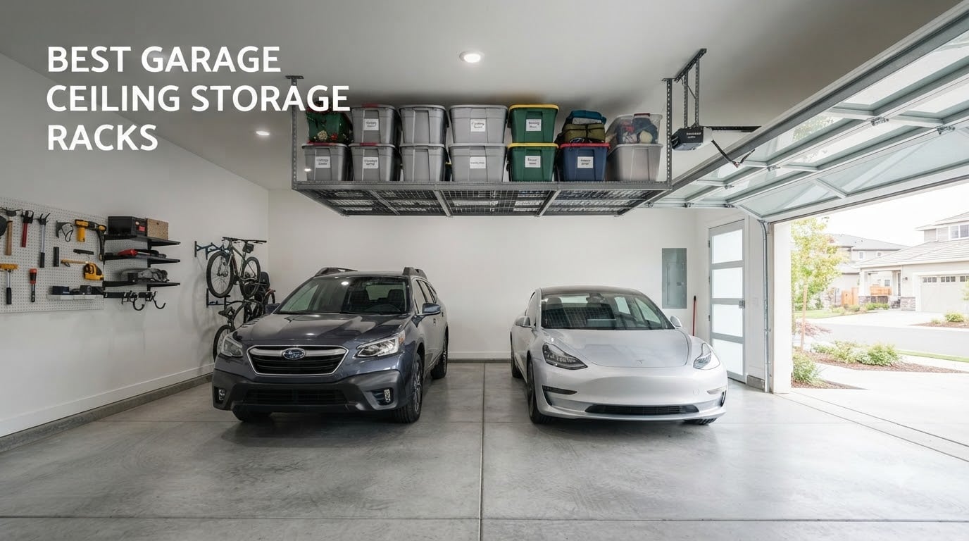 best garage ceiling storage racks