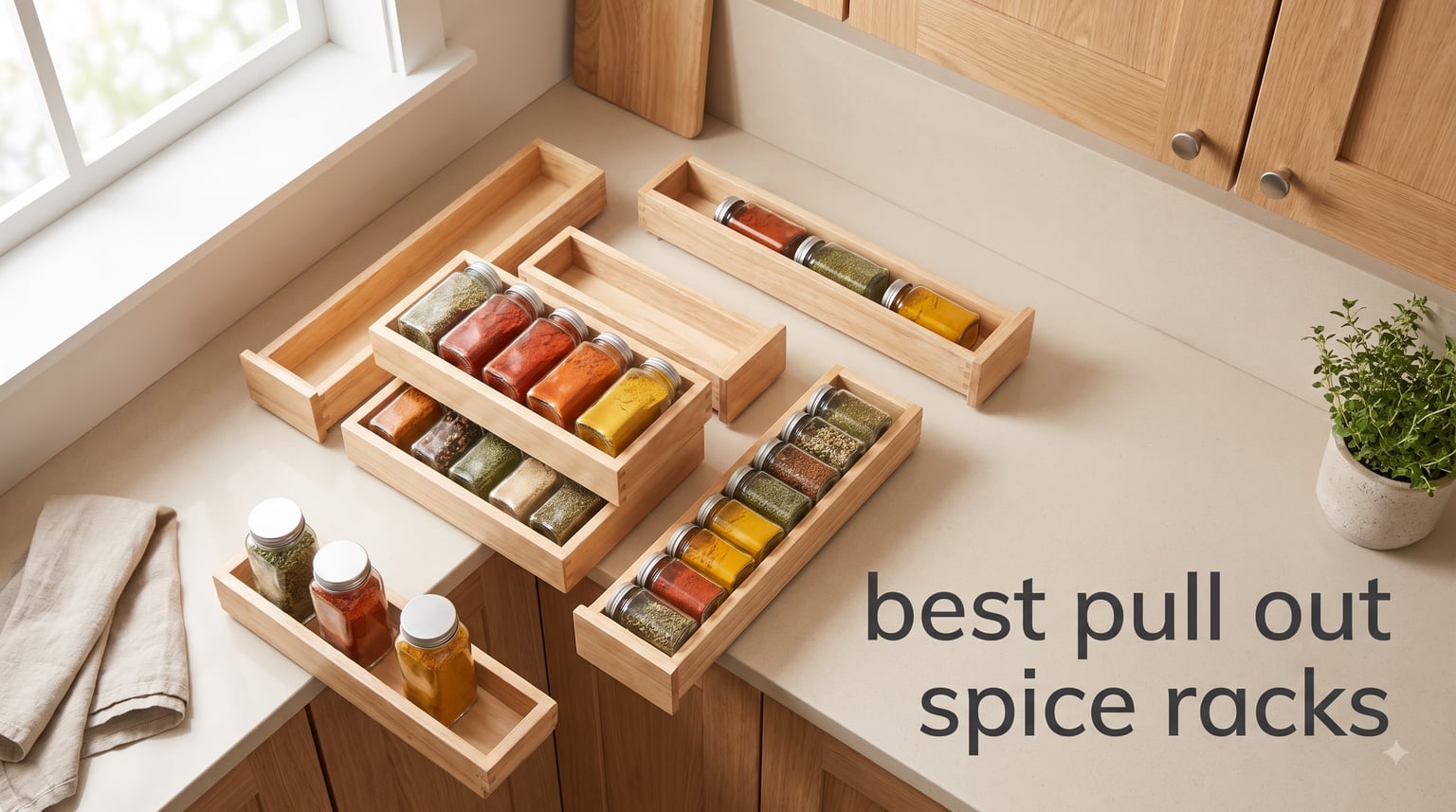best pull out spice racks