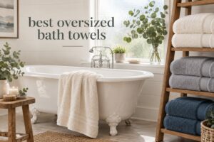best oversized bath towels