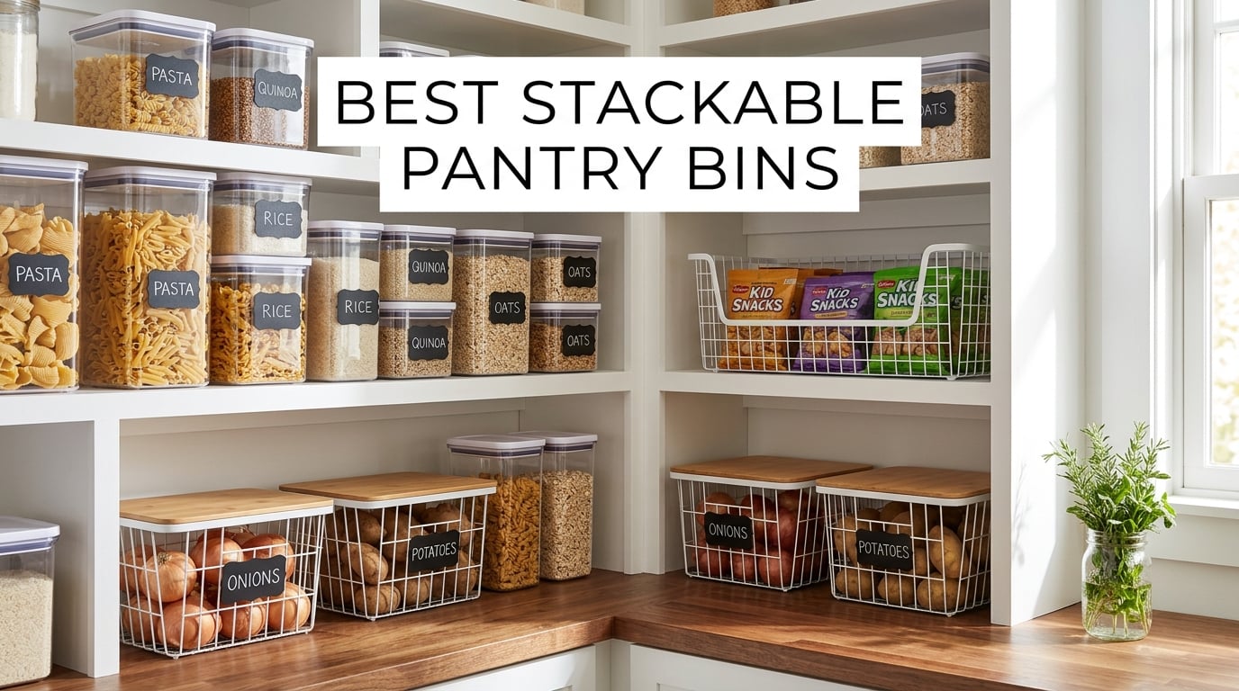 best stackable pantry bins
