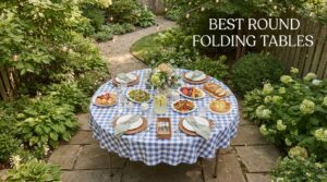 best round folding tables