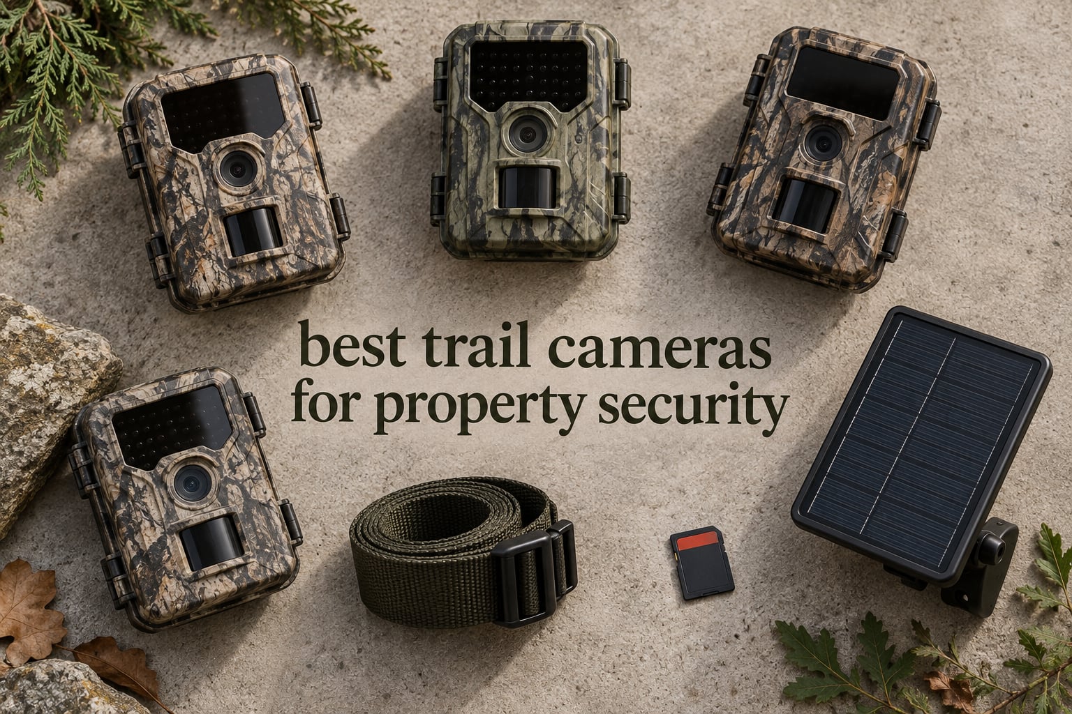 best trail cameras for property security