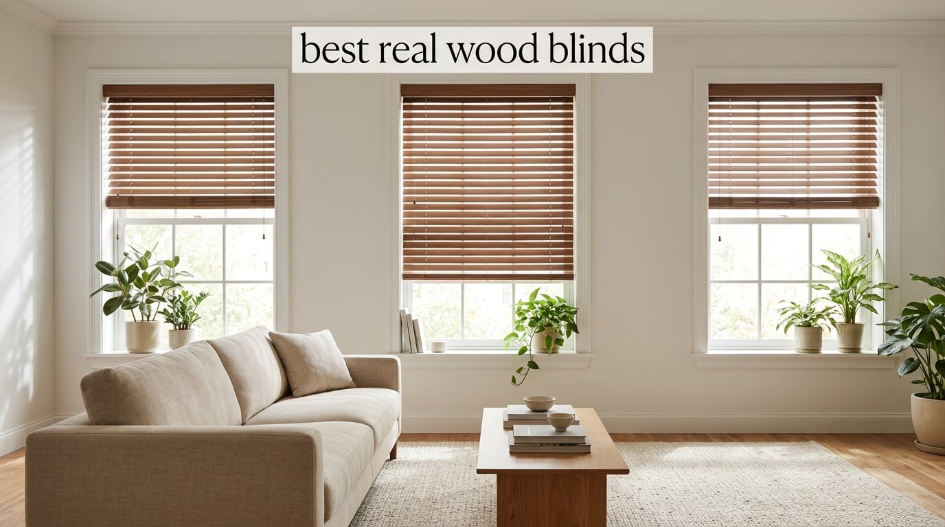 best real wood blinds