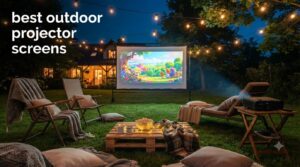best outdoor projector screens